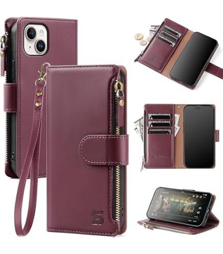✨匿名配送✨ SUANPOT iPhone 14ウォレットケース パープル Amazon.com: SUANPOT for iPhone 14 6.1 inch Wallet case 【RFID